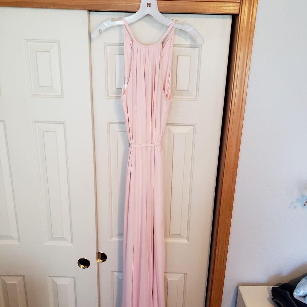 Pink Bridesmaid Gown